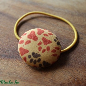 Hajgumi Textil gomb hajba való  kutya mancsos hajgumi kislányoknak  -  - Meska.hu