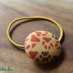 Hajgumi Textil gomb hajba való  kutya mancsos hajgumi kislányoknak  -  - Meska.hu