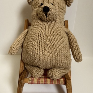 Kötött teddy maci - Meska.hu