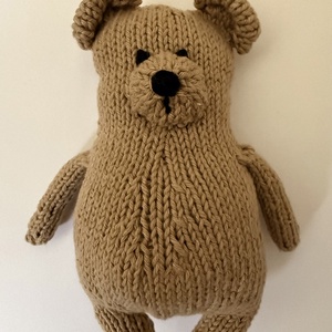 Kötött teddy maci - játék & sport - plüssállat & játékfigura - maci - Meska.hu