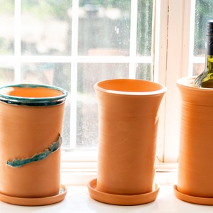 Egyedi terrakotta borhűtő rendelésre � Czirka WineHuggers - otthon & életmód - konyhafelszerelés, tálalás - italos kellékek - italtartó - Meska.hu