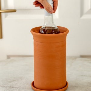 Egyedi terrakotta borhűtő rendelésre � Czirka WineHuggers - otthon & életmód - konyhafelszerelés, tálalás - italos kellékek - italtartó - Meska.hu