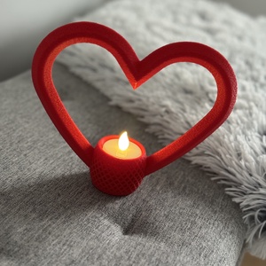 Szív alakú gyertyatartó, Otthon & Életmód, Gyertya, illat, aroma, Gyertyatartó, Mindenmás, MESKA