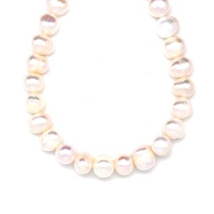 Édesvizi tenyésztett gyöngy golyó 9-10mm ékszerkészítő alapanyag (füzér), Kellékek & szerszámok, Ásvány alapanyag, Ásványfüzér, , MESKA