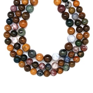 Jáspis óceán golyó AB 10-11mm  ékszerkészítő alapanyag (füzér), Kellékek & szerszámok, Ásvány alapanyag, Ásványfüzér, , MESKA