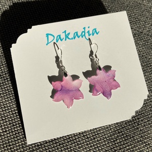 Lila virágocska - Meska.hu