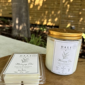 Dali Botanica � Morning Dew zöld teás repceviasz gyertya, Otthon & Életmód, Gyertya, illat, aroma, Gyertya, Gyertya-, mécseskészítés, MESKA