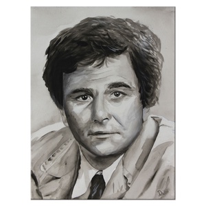 Columbo � akril festmény � 40 x 30 cm � vászon, Művészet, Festmény, Akril, Festészet, MESKA