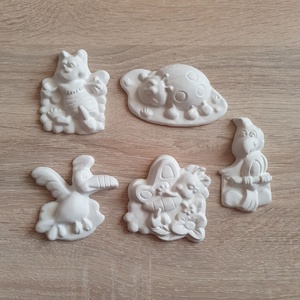 Festhető gipsz figura csomag - állatok, DIY (Csináld magad), Egységcsomag, Gipszöntés, MESKA