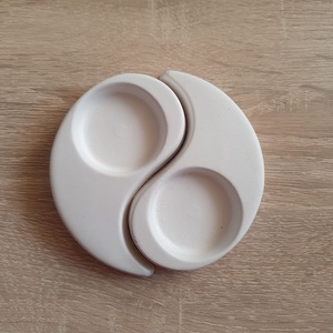 Festhető gipsz figura - yin-yang, DIY (Csináld magad), Egységcsomag, Gipszöntés, MESKA