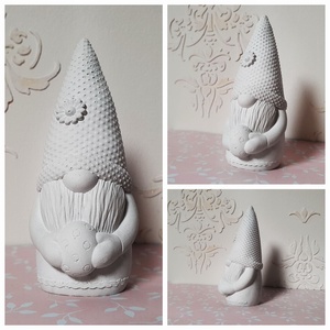 Festhető manó gipsz figura - diy (csináld magad) - egységcsomag - Meska.hu
