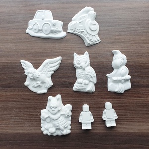 Festhető gipsz figura csomag, 8 db járművek, madarak, LEGO, DIY (Csináld magad), Egységcsomag, Mindenmás, Gipszöntés, MESKA