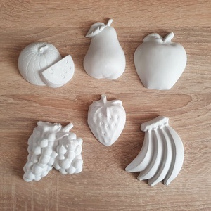 Festhető gipsz figura csomag - gyümölcsök, DIY (Csináld magad), Egységcsomag, Gipszöntés, MESKA