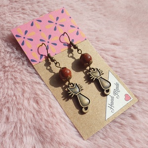 Cica fülbevaló - ékszer - fülbevaló - lógó fülbevaló - Meska.hu Cica fülbevaló - ékszer - fülbevaló - lógó fülbevaló - Meska.hu