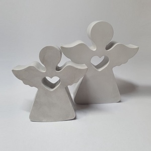 Festhető angyalkák (2 db) - karácsony - karácsonyi lakásdekoráció - ünnepi asztaldekoráció - Meska.hu