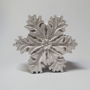 Festhető gipsz hópehely - Meska.hu