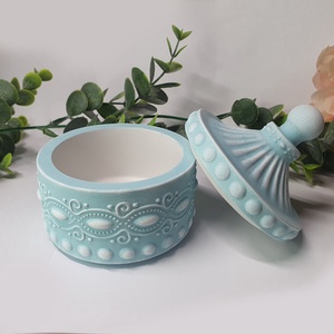 Ékszerdoboz (gipszből) - ékszer - ékszertartó - ékszerdoboz - Meska.hu