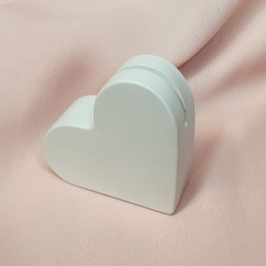 Fénykép/üzenet tartó szívecske gipszből - diy (csináld magad) - egységcsomag - Meska.hu