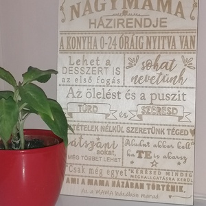 Nagymama tábla - Meska.hu