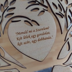 Fa meghívó talpas - otthon & életmód - papír, írószer - ajándékozás kellékei - meghívó - Meska.hu