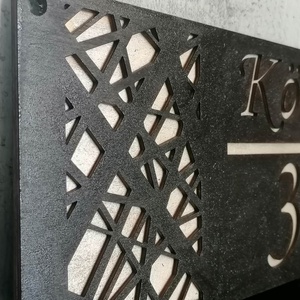 Házszámtábla egyedi - Több design - otthon & életmód - ház & kert - házszám - Meska.hu