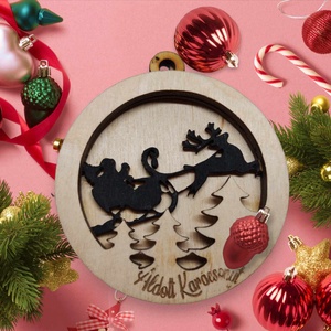 Karácsonyi dekoráció, Karácsony, Adventi díszek, Adventi ablakdekoráció, Gravírozás, pirográfia, Festett tárgyak, MESKA