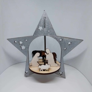 Betlehemes Karácsonyi dekoráció - karácsony - adventi díszek - adventi ablakdekoráció - Meska.hu