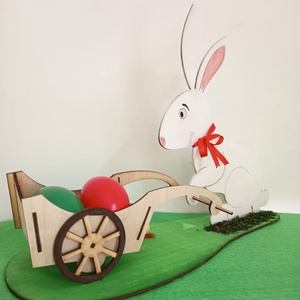 Húsvéti tojástartó nyúl - nagy(38cm x 20cm) - otthon & életmód - dekoráció - ajtó- és ablak dekoráció - ablakdísz - Meska.hu