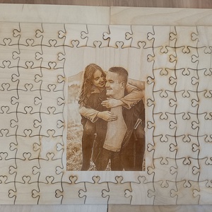 Fa kirakó gravírozott fotó képpel  - játék & sport - puzzle - kirakó, kocka kirakó - Meska.hu