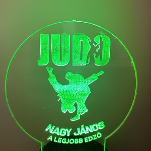 Egyedi RGB-s lámpa saját mintával , logóval - Meska.hu