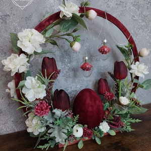 Bársonyos elegancia - otthon & életmód - dekoráció - asztal és polc dekoráció - asztaldísz - Meska.hu