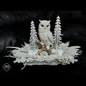 Havas téli erdő, Otthon & Életmód, Dekoráció, Asztal és polc dekoráció, Asztaldísz, Virágkötés, MESKA