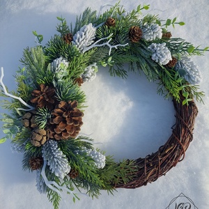 Havas erdő ajtódísz - Meska.hu