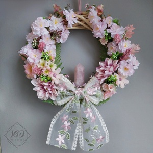 Romantikus ajtódísz - Meska.hu