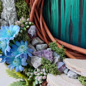 Kristályerdei titkos ajtó - otthon & életmód - dekoráció - ajtó- és ablak dekoráció - ajtódísz & kopogtató - Meska.hu