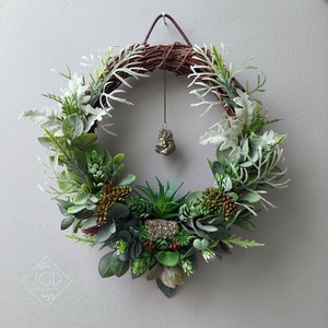 Az erdő aranya, Otthon & Életmód, Dekoráció, Ajtó- és ablak dekoráció, Ajtódísz & Kopogtató, Fémmegmunkálás, Virágkötés, MESKA