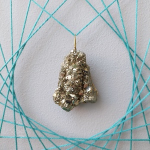 Páfrányos fali dekor pirittel - otthon & életmód - dekoráció - fali és függő dekoráció - falra akasztható dekor - Meska.hu