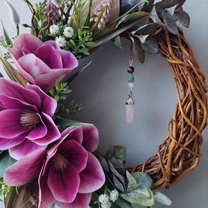 Tavaszi magnóliák - otthon & életmód - dekoráció - ajtó- és ablak dekoráció - ajtódísz & kopogtató - Meska.hu