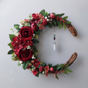 Lunar - Velvet ajtódísz, Otthon & Életmód, Dekoráció, Ajtó- és ablak dekoráció, Ajtódísz & Kopogtató, Ékszerkészítés, Virágkötés, MESKA