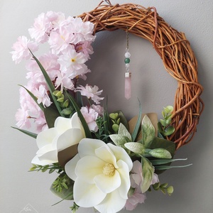 Virágzó április - otthon & életmód - dekoráció - ajtó- és ablak dekoráció - ajtódísz & kopogtató - Meska.hu