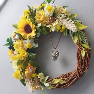 Aranysárga idill - otthon & életmód - dekoráció - ajtó- és ablak dekoráció - ajtódísz & kopogtató - Meska.hu