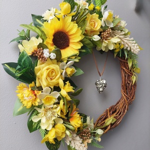 Aranysárga idill - otthon & életmód - dekoráció - ajtó- és ablak dekoráció - ajtódísz & kopogtató - Meska.hu