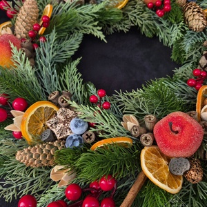 Illatos Karácsony - karácsony - karácsonyi lakásdekoráció - karácsonyi ajtódíszek - Meska.hu