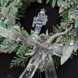Kristály ragyogás - karácsony - karácsonyi lakásdekoráció - karácsonyi ajtódíszek - Meska.hu