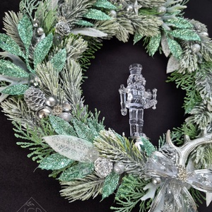 Kristály ragyogás - karácsony - karácsonyi lakásdekoráció - karácsonyi ajtódíszek - Meska.hu
