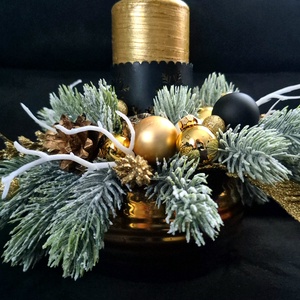 Merész elegancia - karácsony - adventi díszek - adventi asztaldísz - Meska.hu
