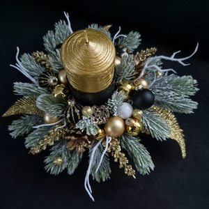 Merész elegancia - karácsony - adventi díszek - adventi asztaldísz - Meska.hu