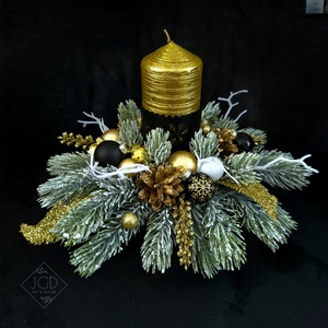 Merész elegancia - karácsony - adventi díszek - adventi asztaldísz - Meska.hu