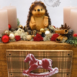 Adventi láda asztaldísz  - karácsony - adventi díszek - adventi asztaldísz - Meska.hu