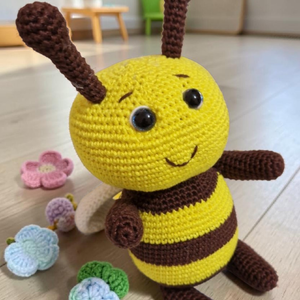 Amigurumi méhecske ajándékba - akár egyedi színekben, Játék & Sport, Plüssállat & Játékfigura, Méhecske, Horgolás, MESKA